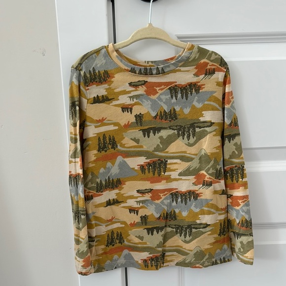 Set of Four Kids' Long Sleeve Shirts with Fun Prints - Picture 4 of 9